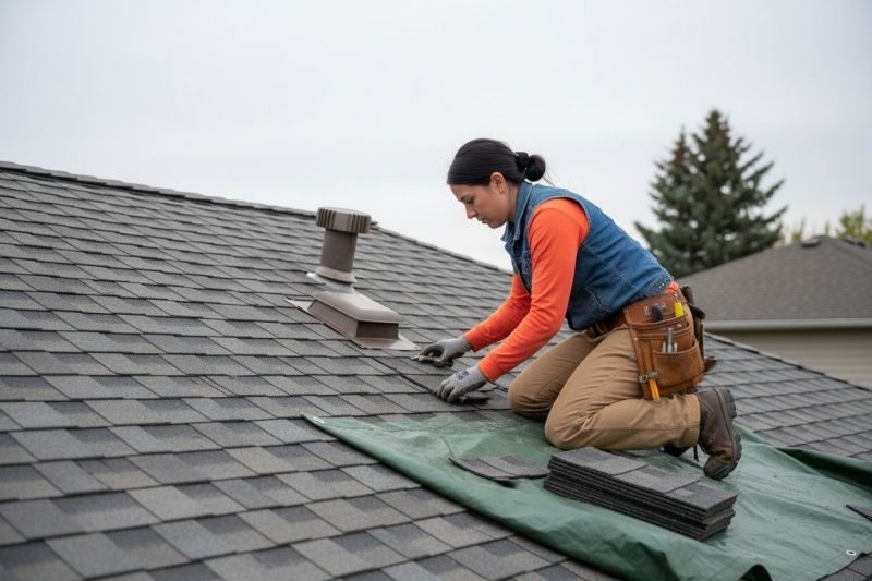 Local Roofing pros at work