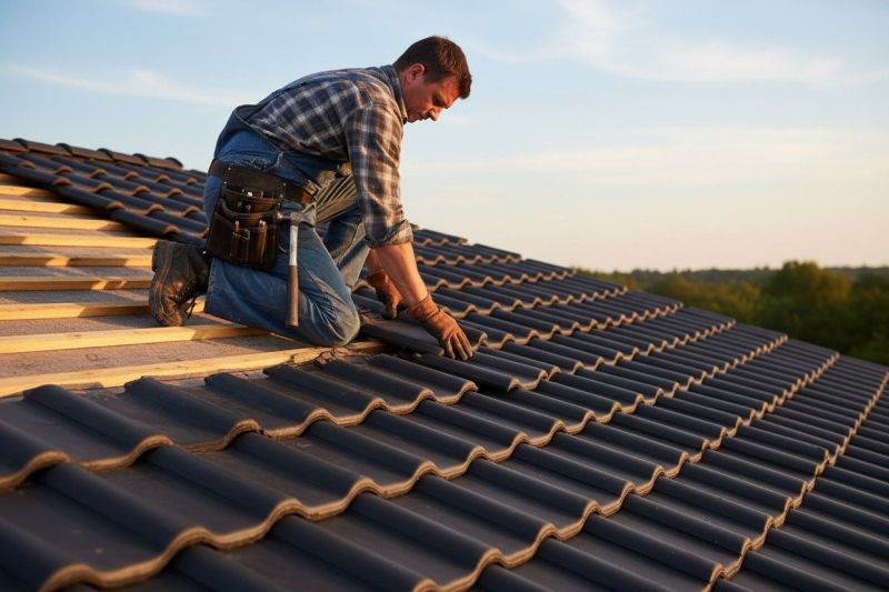 Tile Roof Installation detail